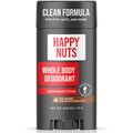 Happy Nuts Whole Body Deodorant for Men – All-Day Odor Protection, Big Wood Scent