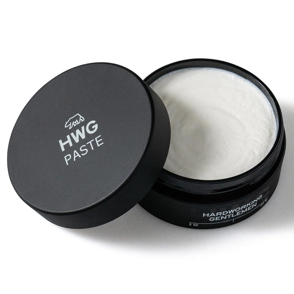 Hardworking Gentlemen Hair Paste for Men – Natural Finish, Light Hold, 2 oz (Made in USA)