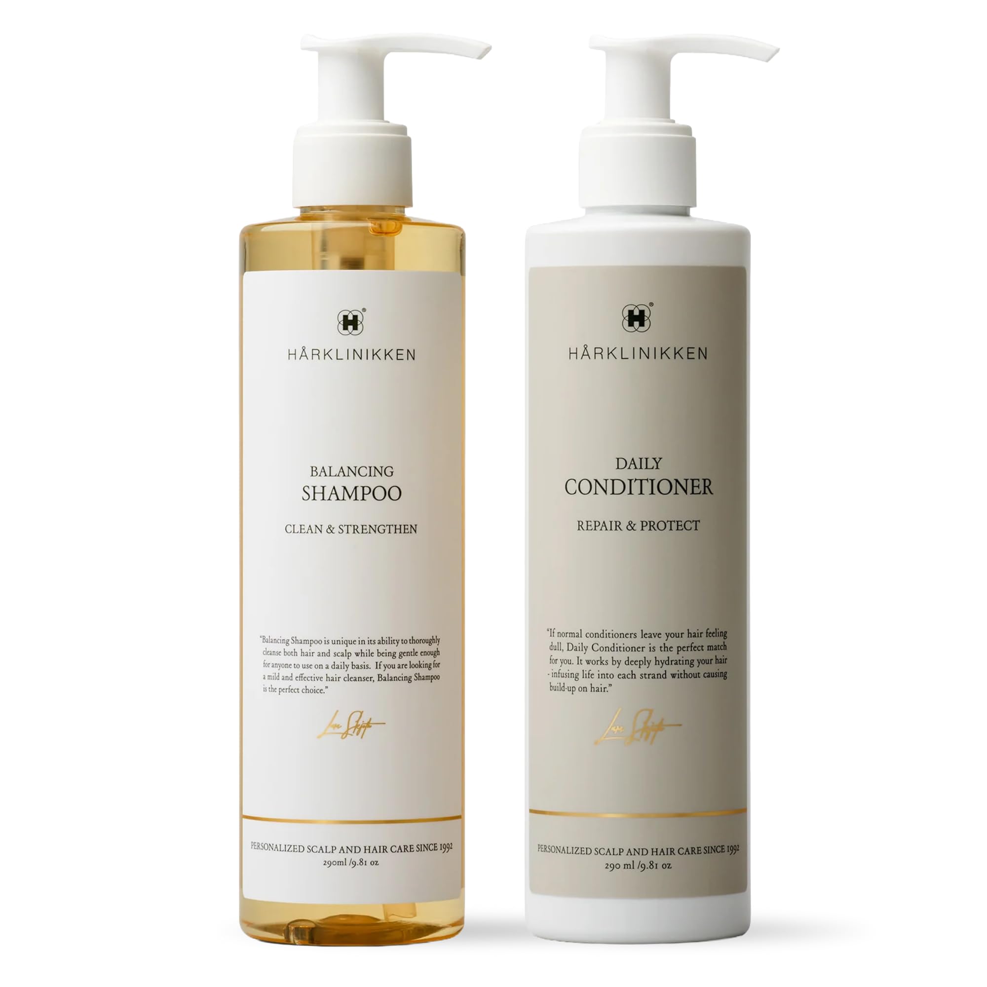 Harklinikken Daily Hair Health Set: Balancing Shampoo + Daily Conditioner