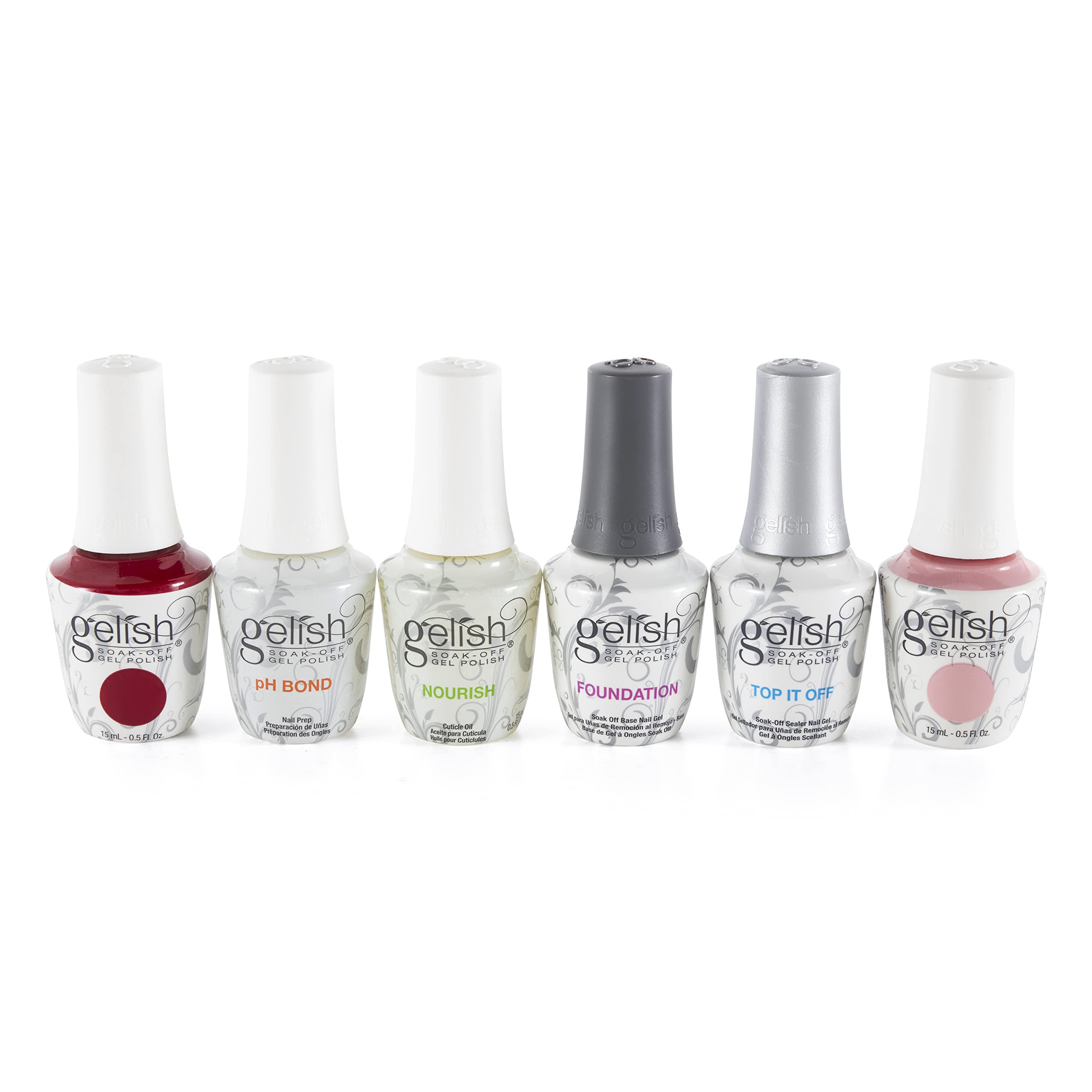 Harmony Gelish Pro Kit – Salon Gel Polish & LED Lamp Set (15 mL Polishes)