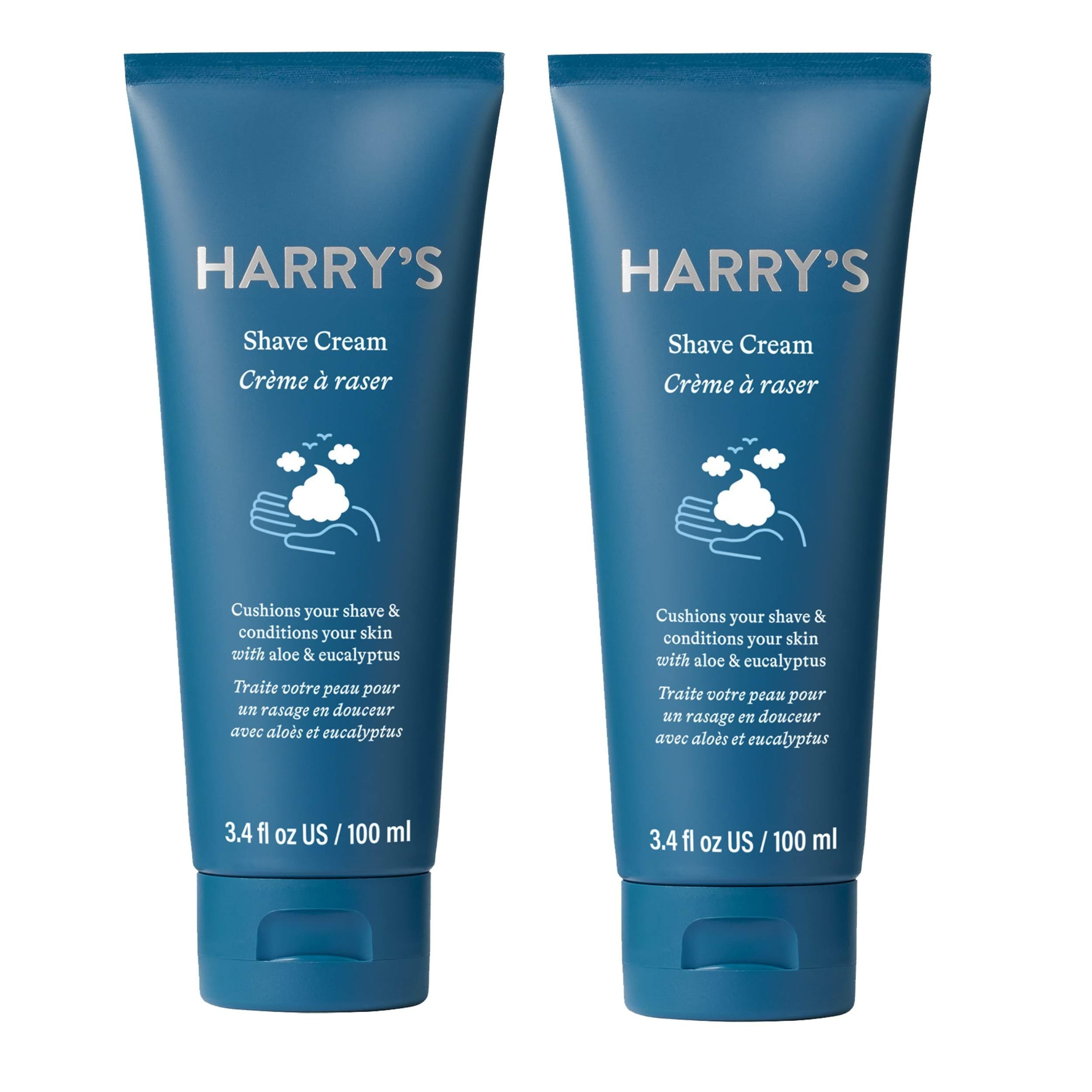 Harry's Shaving Cream for Men with Eucalyptus — 2 Pack (3.4 oz)