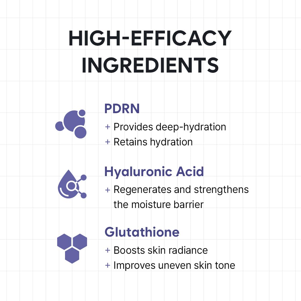 HAUA Hyaluronic PDRN Serum 30,000 ppm – Deep Hydration, Skin Repair & Radiance (1.58 oz)