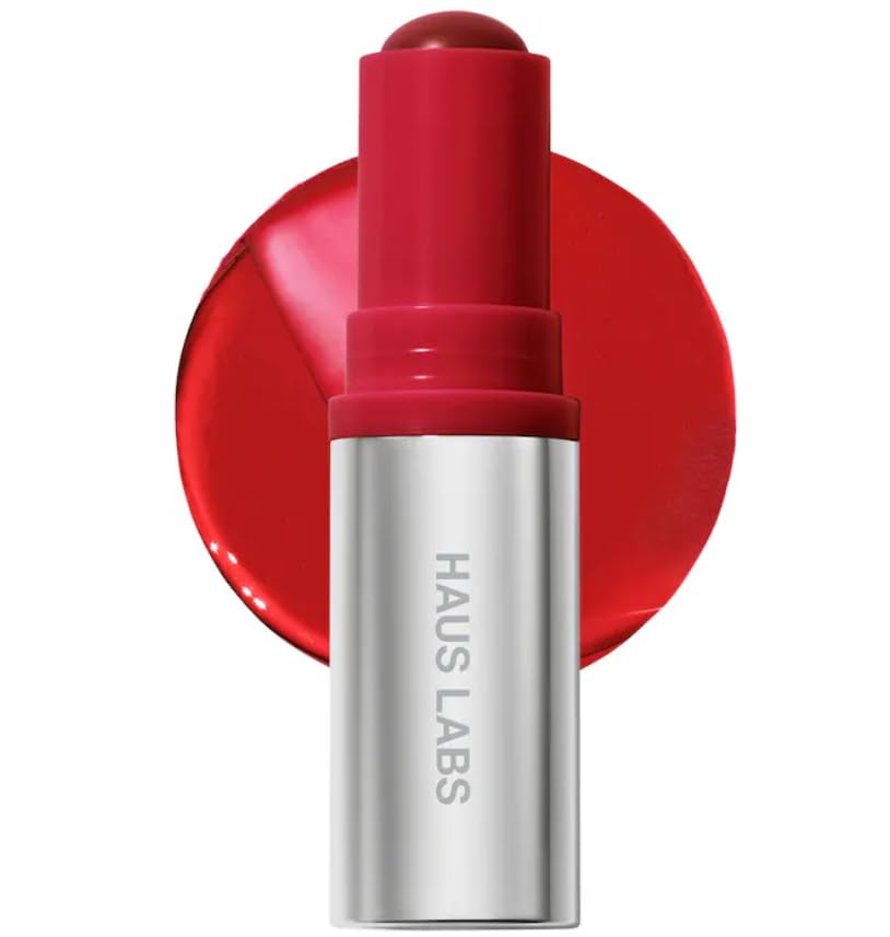 HAUS LABS Color Fuse Lip + Cheek Blush Balm Stick GlassyWatermelon + ENTEL Aloe Vera Sheet Masque (Bonus)