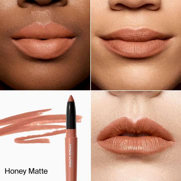 HAUS LABS by Lady Gaga Le Monster Lip Crayon – Honey Matte + ENTEL Aloe Vera Sheet Masque (Bonus)