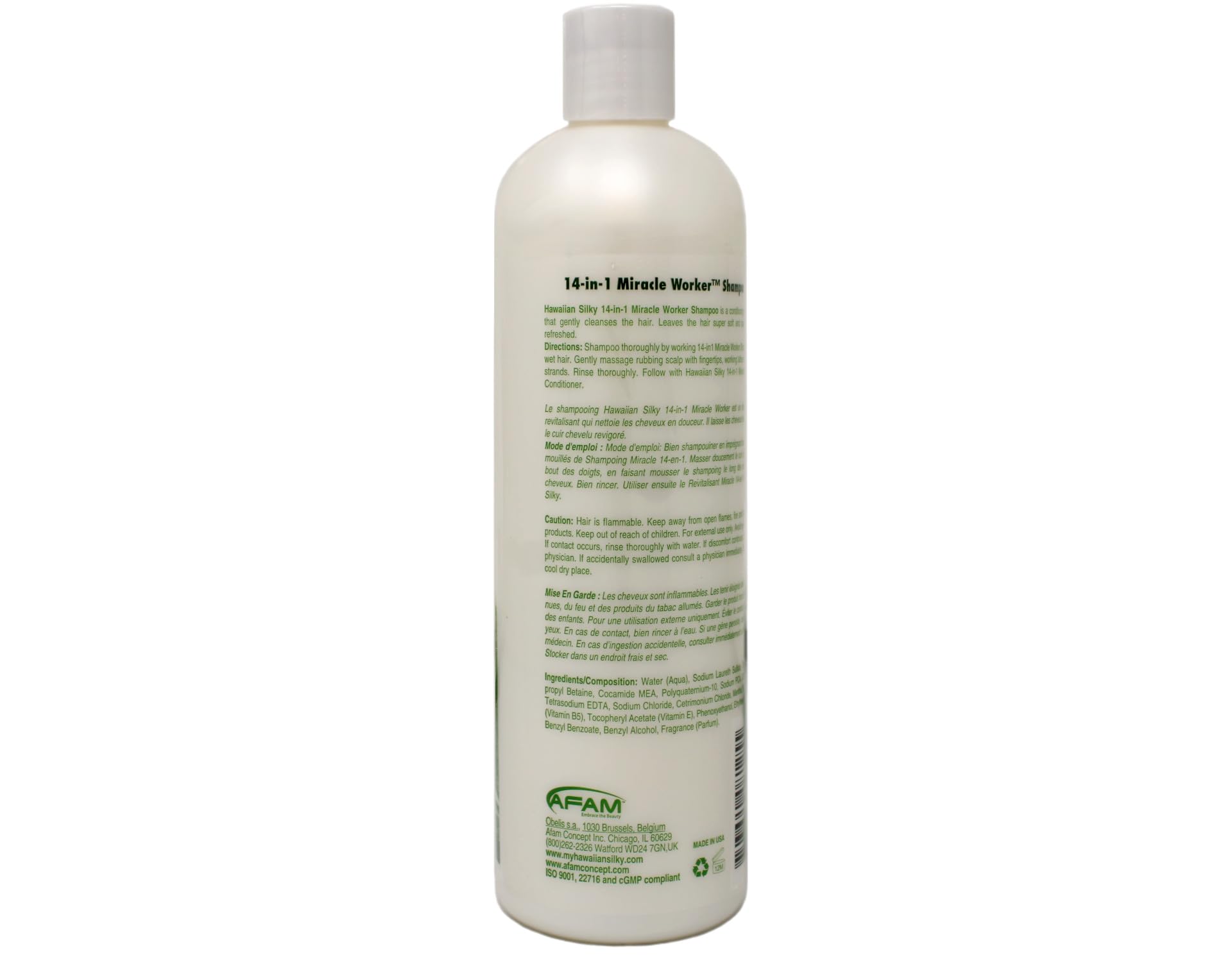 Hawaiian Silky 14-in-1 Miracle Worker Set – Shampoo, Conditioner & Activator Spray (16 oz Each)