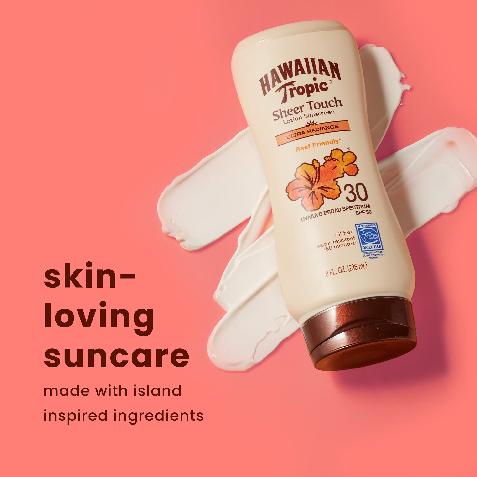 Hawaiian Tropic SPF 30 Sunscreen & After Sun Pack – 8oz Sheer Touch + 6oz Silk Hydration