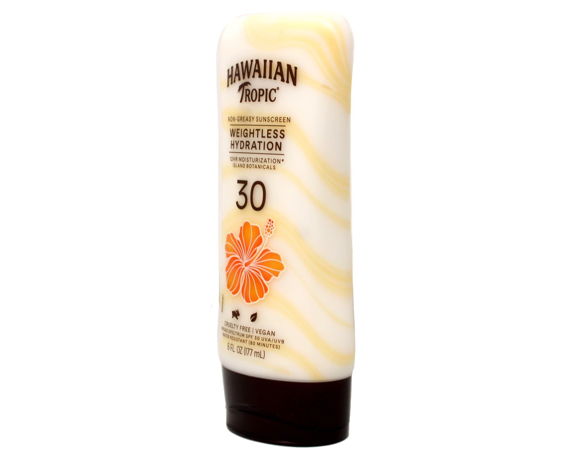 Hawaiian Tropic Silk Hydration SPF 30 Sunscreen Lotion – 6 oz | Broad Spectrum Moisturizing Sun Care