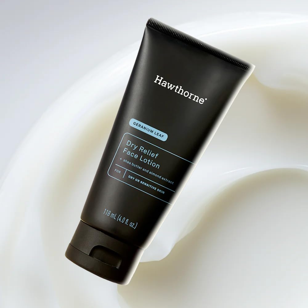 Hawthorne Men's Ultra Moisturizing Dry Relief Face Lotion – 2-Pack, 4 fl oz Each