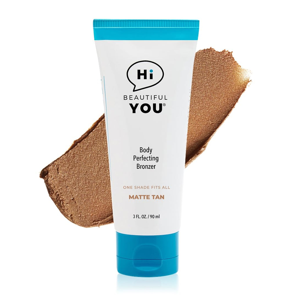 BE YOU BODY by HBY | Body Perfecting Bronzer – Instant Sunless Glow, Transfer- and Sweat-Resistant