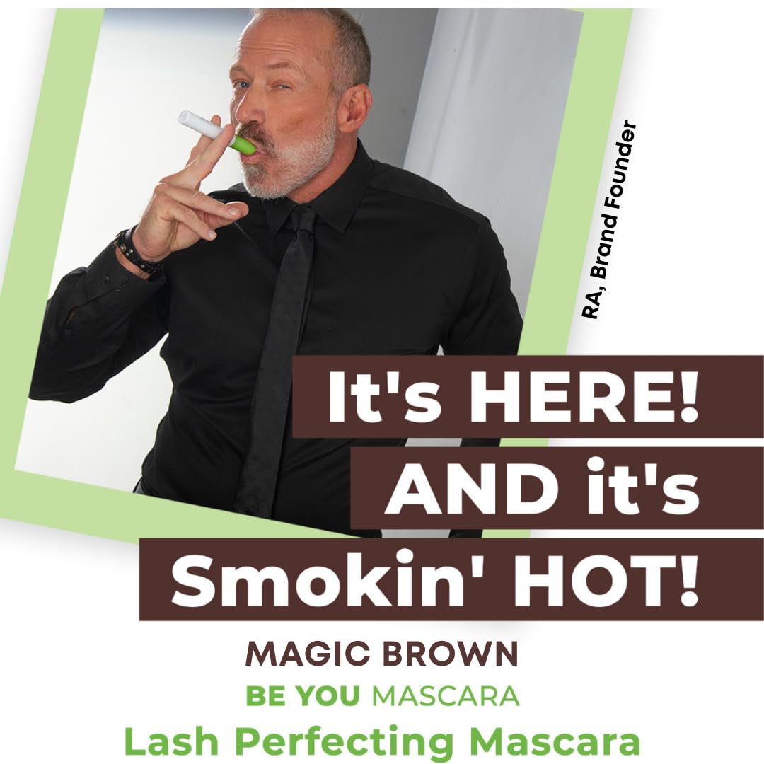NEW! MAGIC BROWN BE YOU MASCARA by HBY – Lash Perfecting Gel, Buildable & Vegan