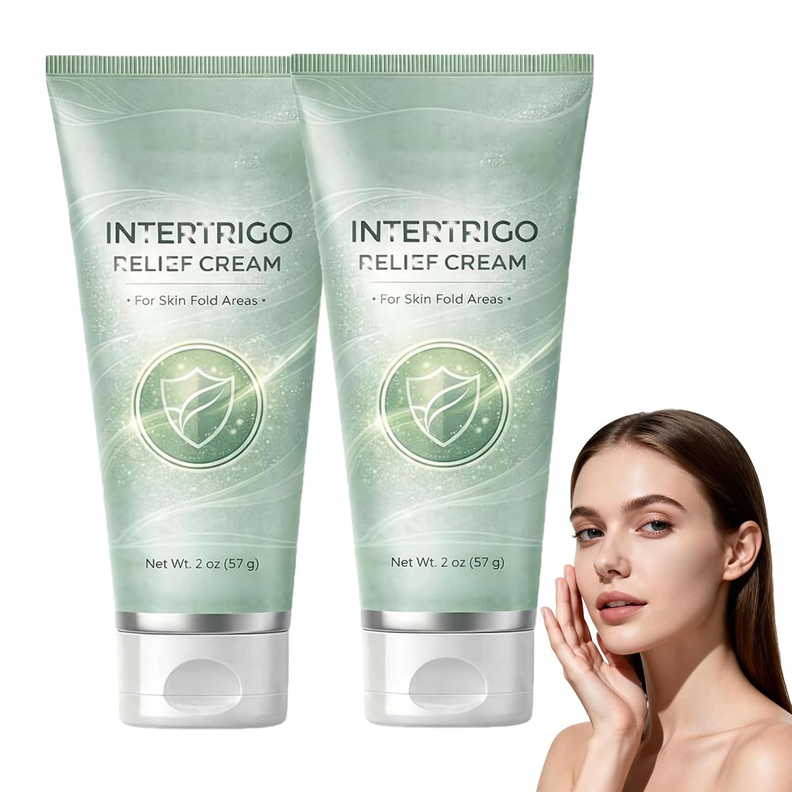 Hea Lora Intertrigo Cream – Skin Fold Care with Zinc Oxide & Undecylenic Acid | Non-Steroid (2PCS)