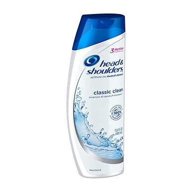 Head & Shoulders Classic Clean Dandruff Shampoo 13.5 oz - 2 Pack | Hydrazinc Formula