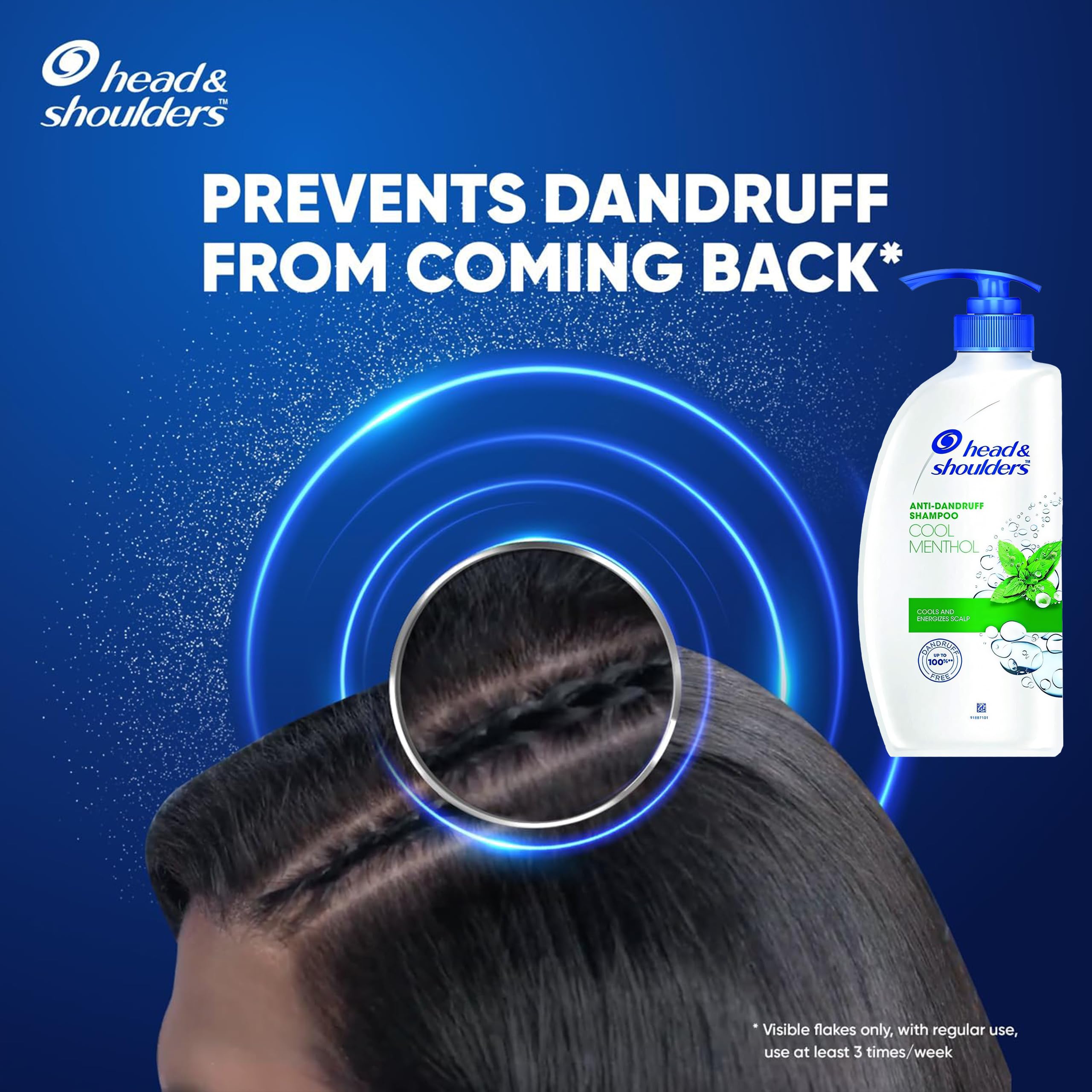 Head & Shoulders Cool Menthol Anti-Dandruff Shampoo – 2 Pack, 22 oz Pumps