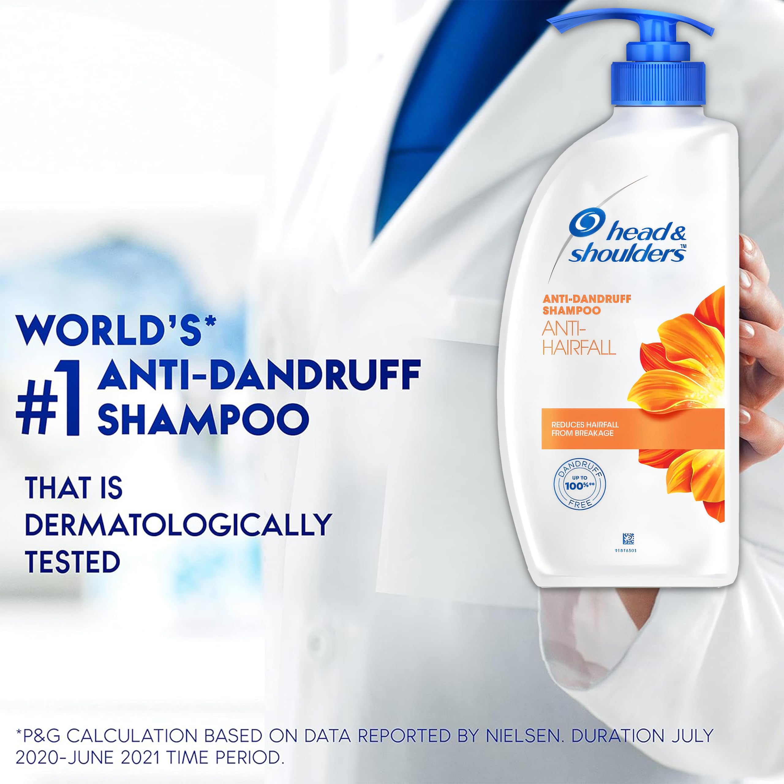 Head & Shoulders Anti Hair Fall Shampoo – 2-Pack Anti Dandruff, 22 oz Pump Bottles