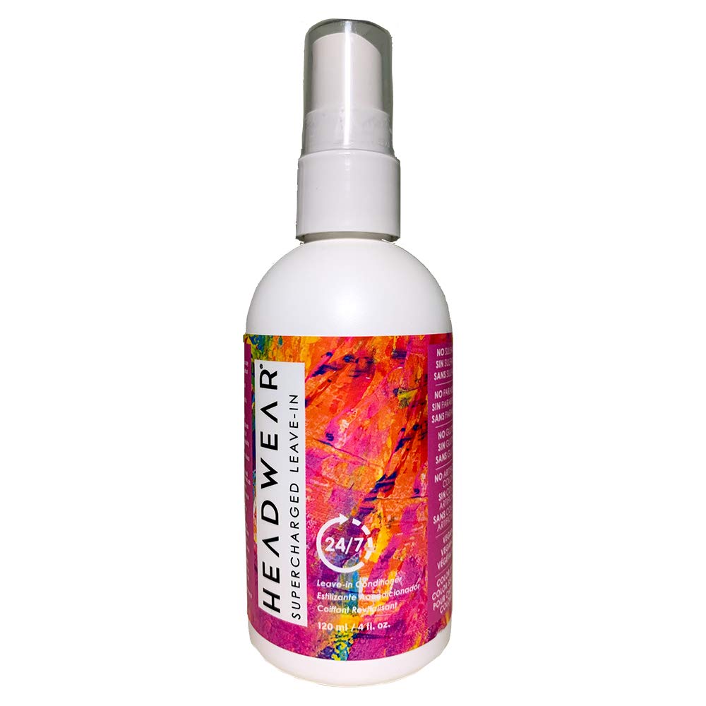 Head Wear Supercharged Leave-In Conditioner – 4 Fl Oz Pack of 2, Detangles & Smooths