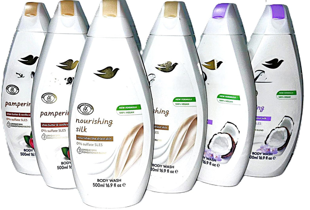 HealthAZ Body Wash 6-Pack (500ml each) – Mix with Available Kinds