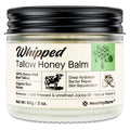 HealthyDerm Beef Tallow Honey Balm – 100% Grass-Fed Whipped Moisturizer (2oz)