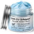 HealthyDerm Copper Peptides GHK-Cu Beef Tallow Blue Balm – Hydrating Face & Body Moisturizer for Mature, Dry & Sensitive Skin – 2oz