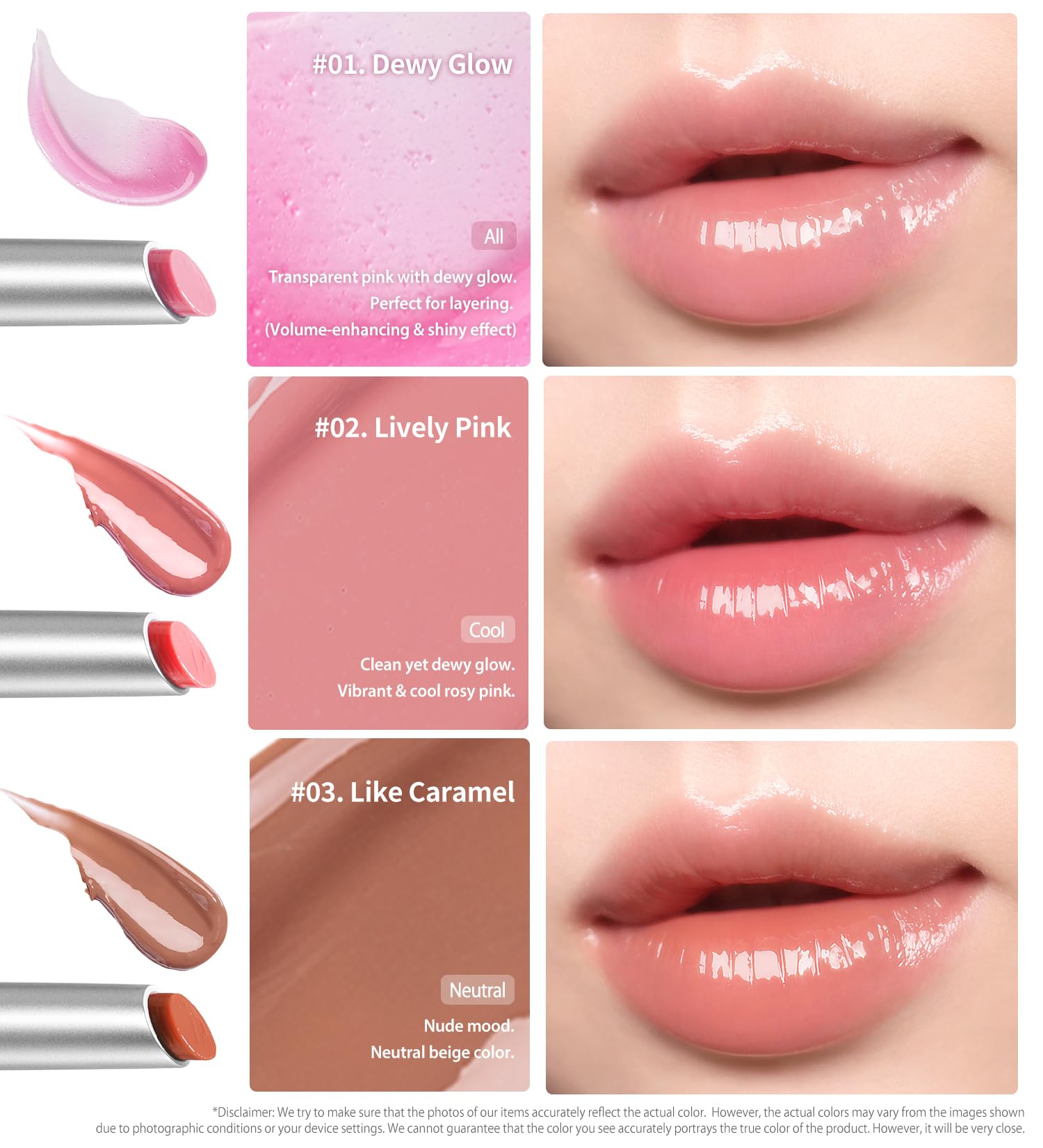 Heart Percent Dote On Mood Dewy Black Lipstick – High-Shine Dewy Melting Lip Color
