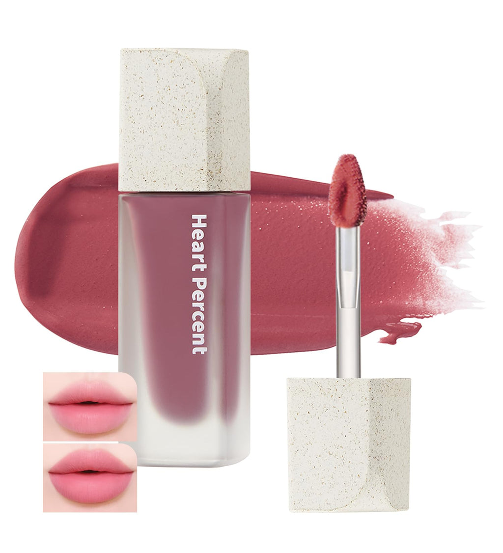 Heart Percent Dote On Mood Blurry Fog Tint #03 Peony Pink – Velvet Matte Lip Stains with Personal Color Analysis