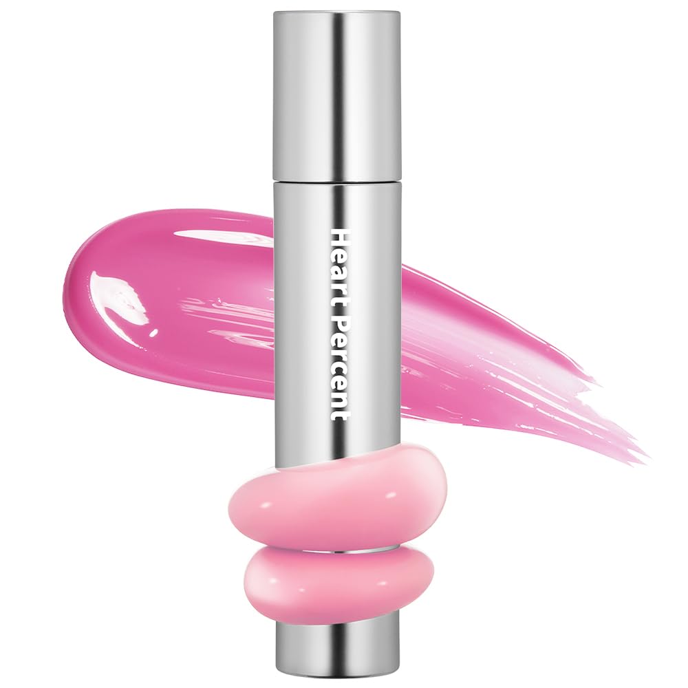 Heart Percent Dote On Mood Lip Tint 04 Pink Babe – Glowy Glossy Finish, Long-Lasting Color