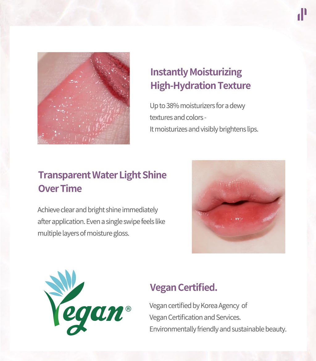 Heart Percent Dote On Mood Glow Tint #05 Red Orange — Lightweight, Hydrating Lip Stain (6.8g)