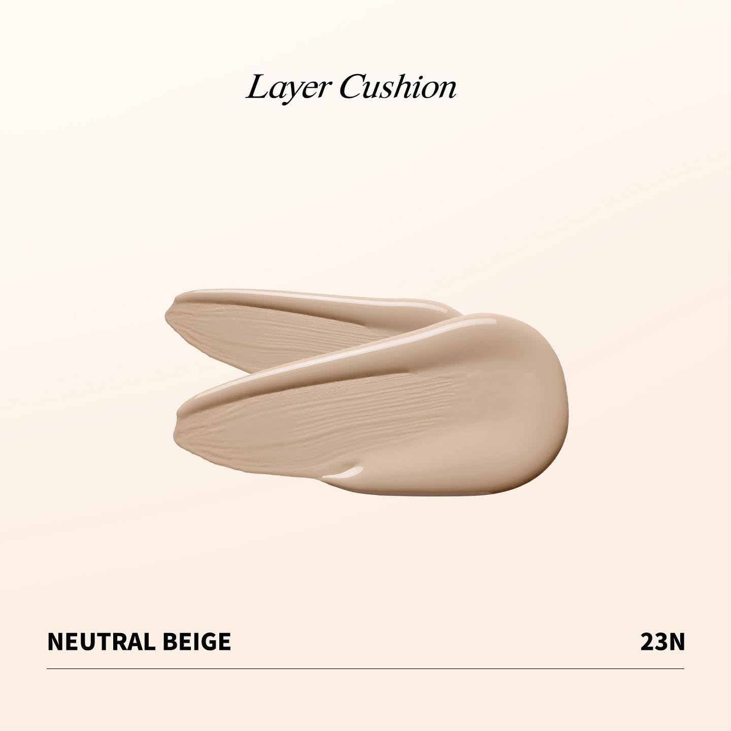 Heart Percent Dote on Mood Layer Cushion SPF 50+/PA+++ with Refill – Satin Glow Full Coverage Foundation (#23N)