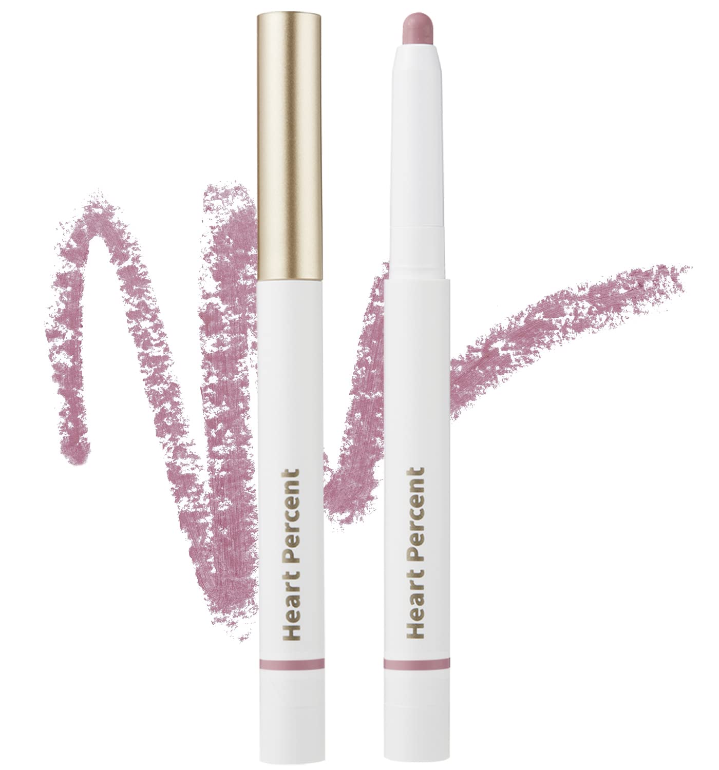 Heart Percent Dote On Mood Lip Pencil #08 Cloudy Mauve – Long-Lasting Creamy Lip Liner