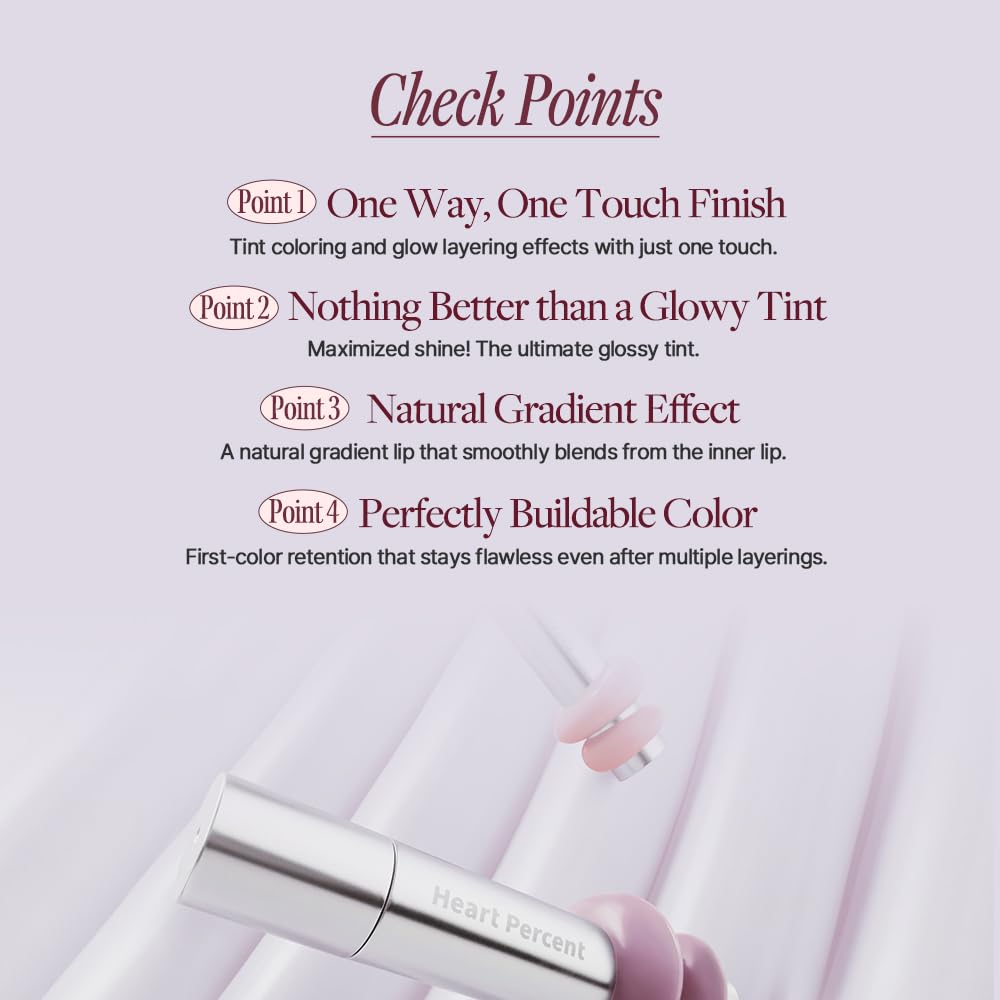 Heart Percent Dote On Mood One Way Glowy Tint – Muted Caramel Lip Stain