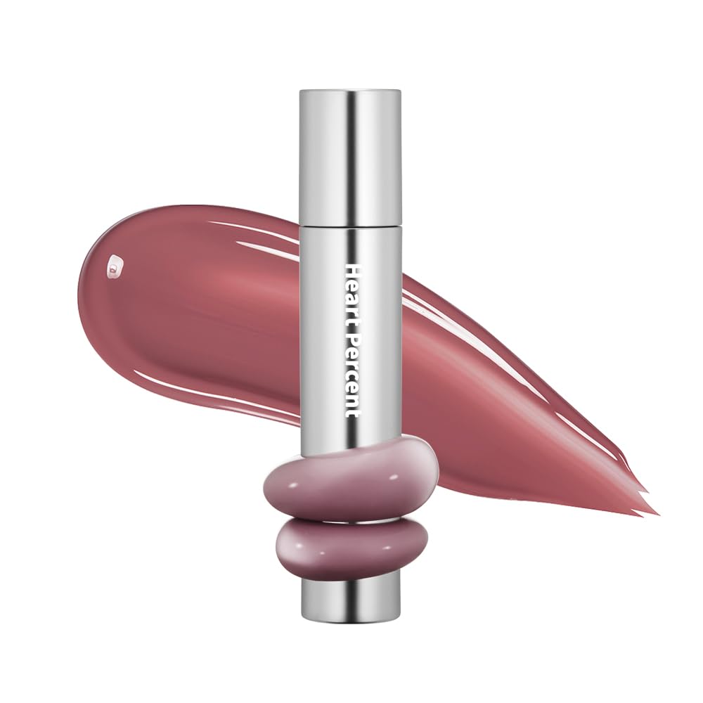 Heart Percent Dote On Mood One Way Glowy Tint 11.Dawn Mauve | Lip Tint Gloss