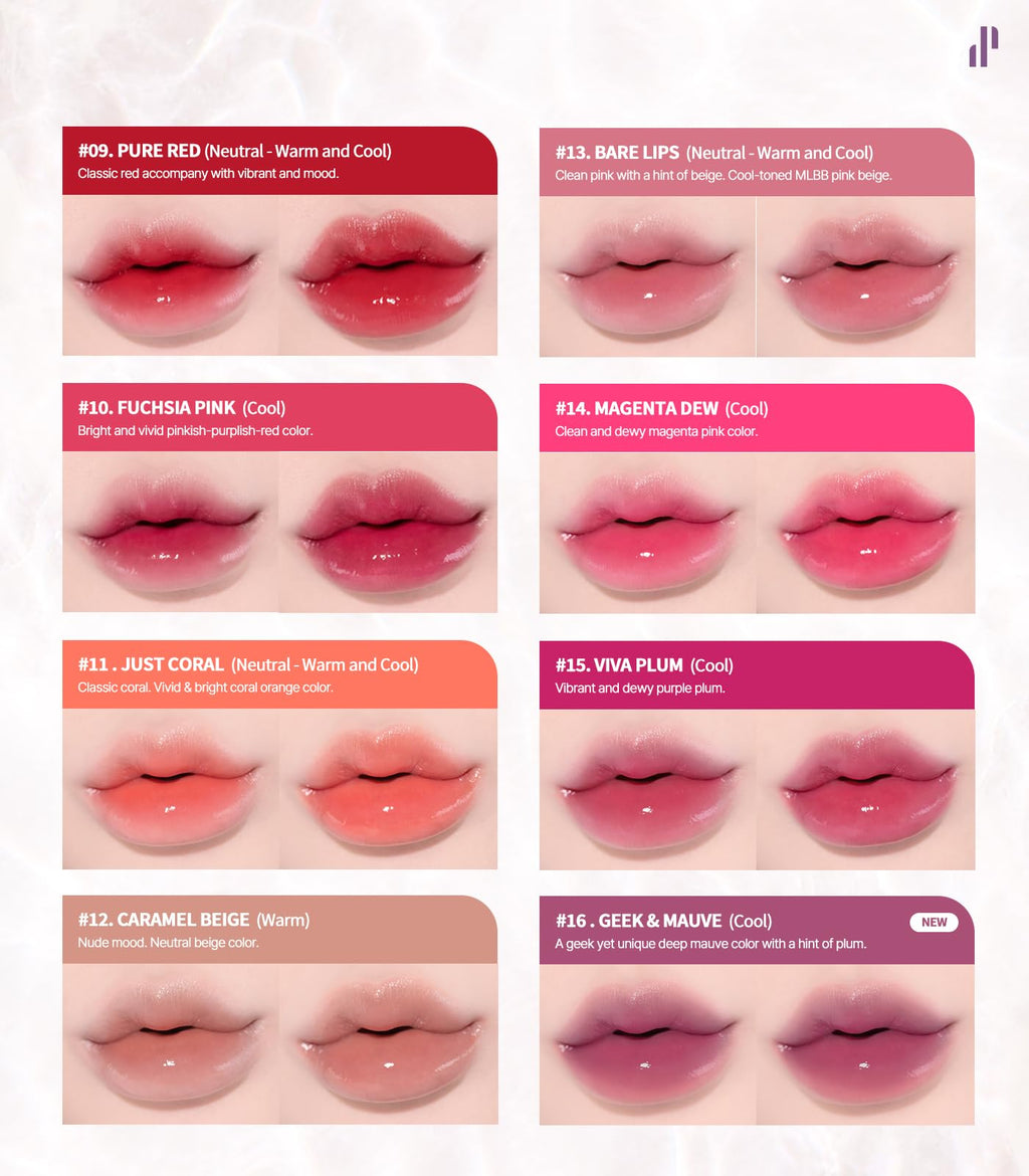 Heart Percent Just Coral Lip Tint – Dote On Mood Pure Glow, Lightweight Hydration