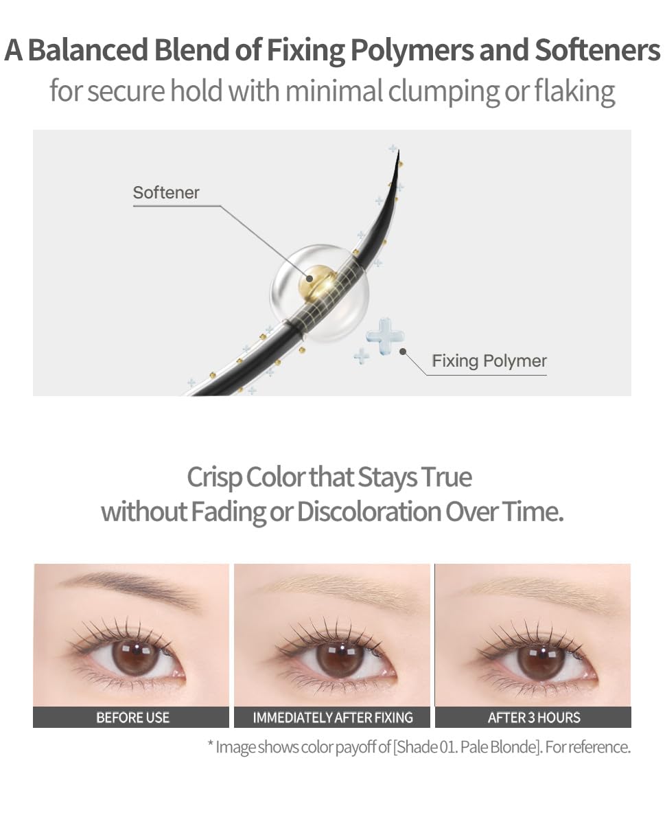 Heart Percent Dote On Mood Browcara – Waterproof, Long-Lasting Brow Color Mascara (Stone Ash 05)