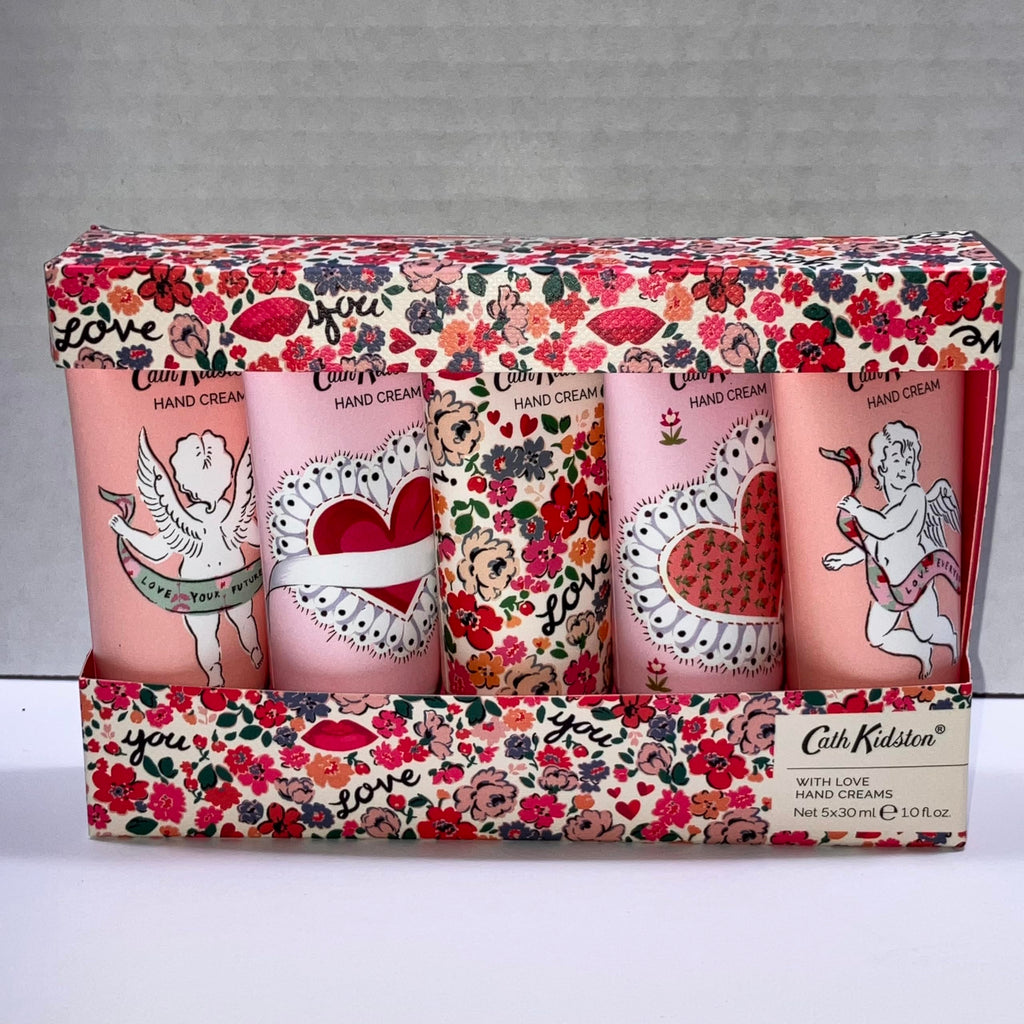 Heathcote & Ivory Cath Kidston With Love Cassis & Rose Hand Cream Set 5x30ml