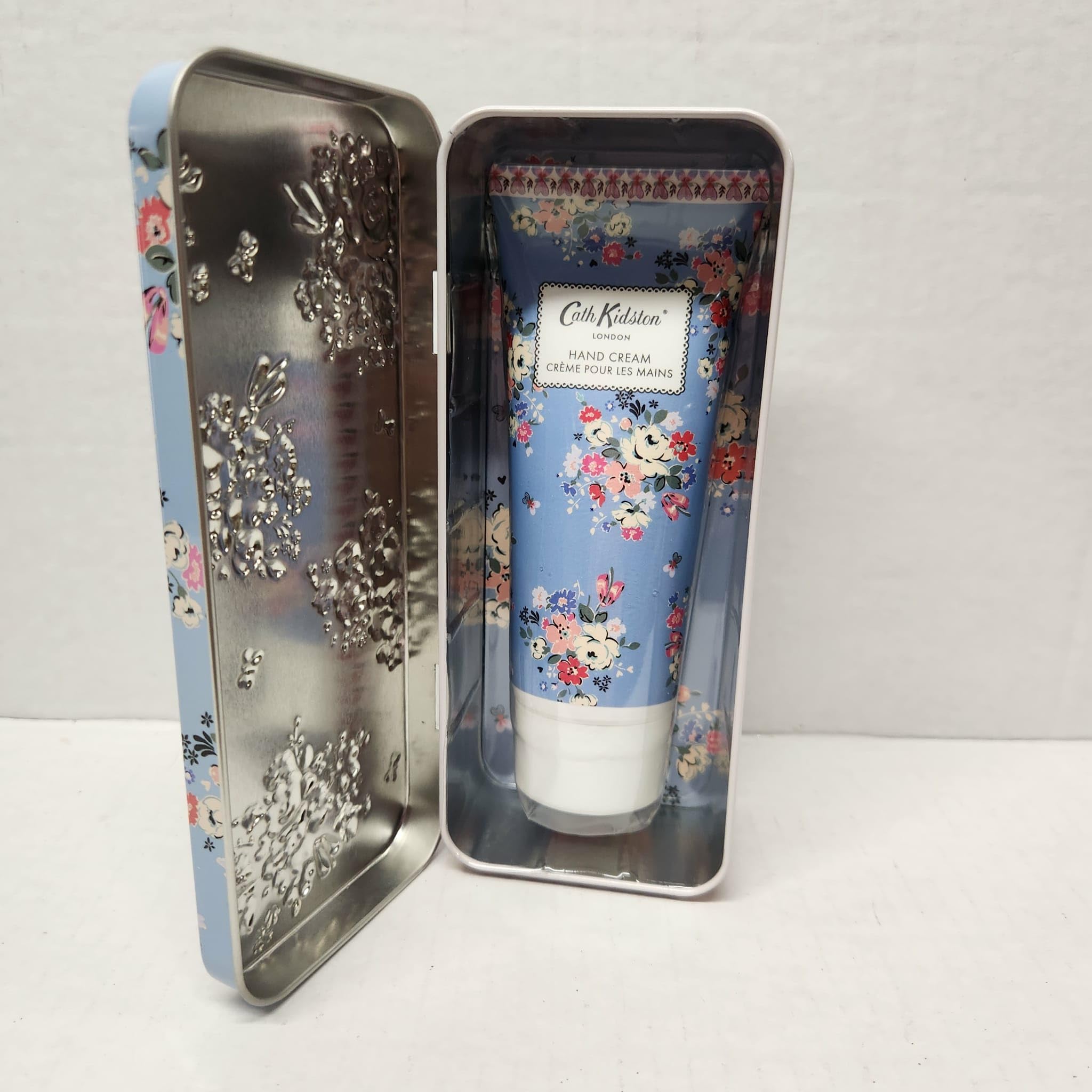 Heathcote & Ivory Cath Kidston Honeysuckle & Cornflowers Hand Cream Tin 3.4oz | Nourishing Floral Hand Care