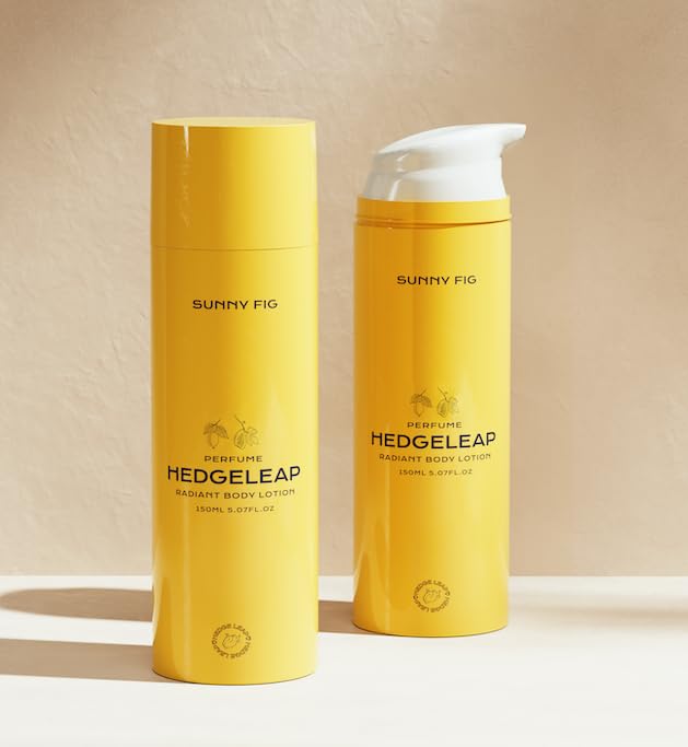 HedgeLeap Sunny Fig Scented Body Lotion | Fragrance Moisturizer with 2% Niacinamide & Hyaluronic Acid