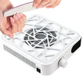 heemeei Nail Dust Collector – 6000RPM Rechargeable Vacuum with 30 Filters
