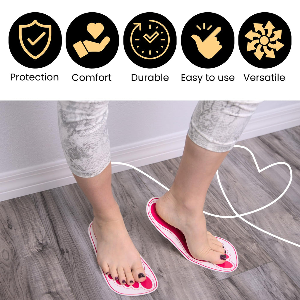 HeeStar 120 Pairs Disposable Spray Tan Feet Pads – Deluxe Hygienic Foot Protection for Salons & Home