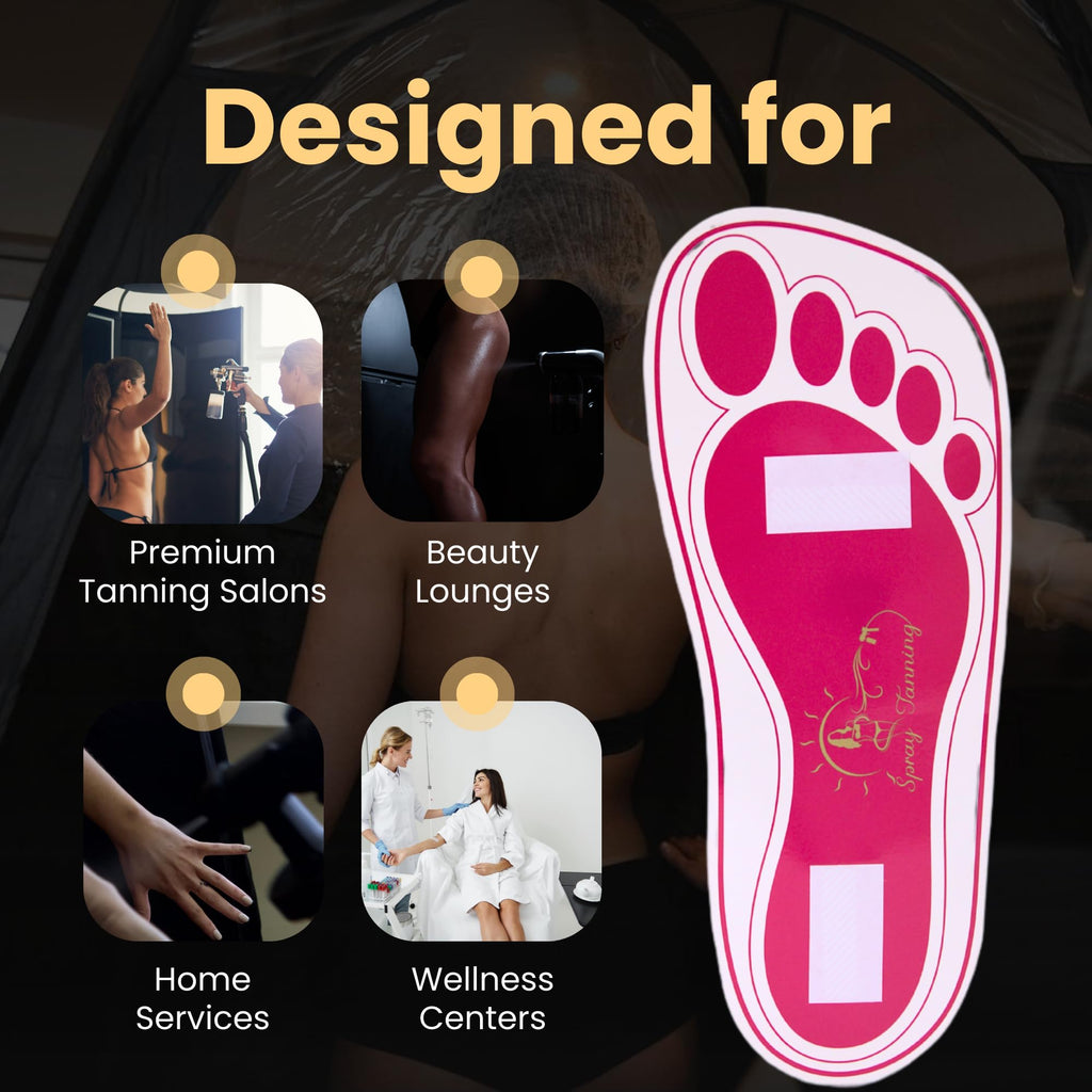 HeeStar 120 Pairs Disposable Spray Tan Feet Pads – Deluxe Hygienic Foot Protection for Salons & Home