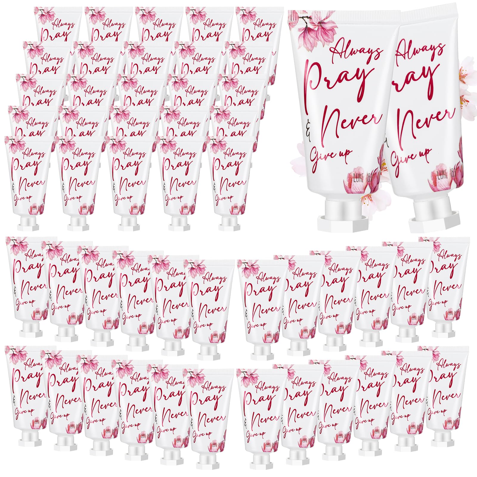 Heigble 50 Pack Christian Hand Lotion — Bible Gift Set for Women