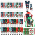 Heigble 24-Set Christmas Hand Cream Gift Set | Moisturizing Lotion, Lip Balm, Gauze Bags & Thank You Cards