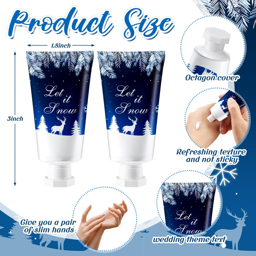 Heigble Christmas Snowflakes Hand Cream Gift Set – 50 x 1oz / 30ml Travel Size