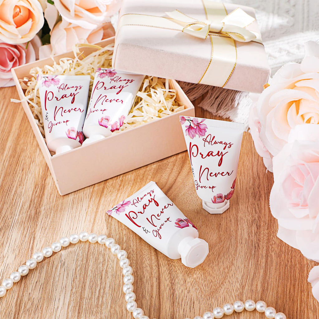 Heigble 50 Pack Christian Hand Lotion — Bible Gift Set for Women