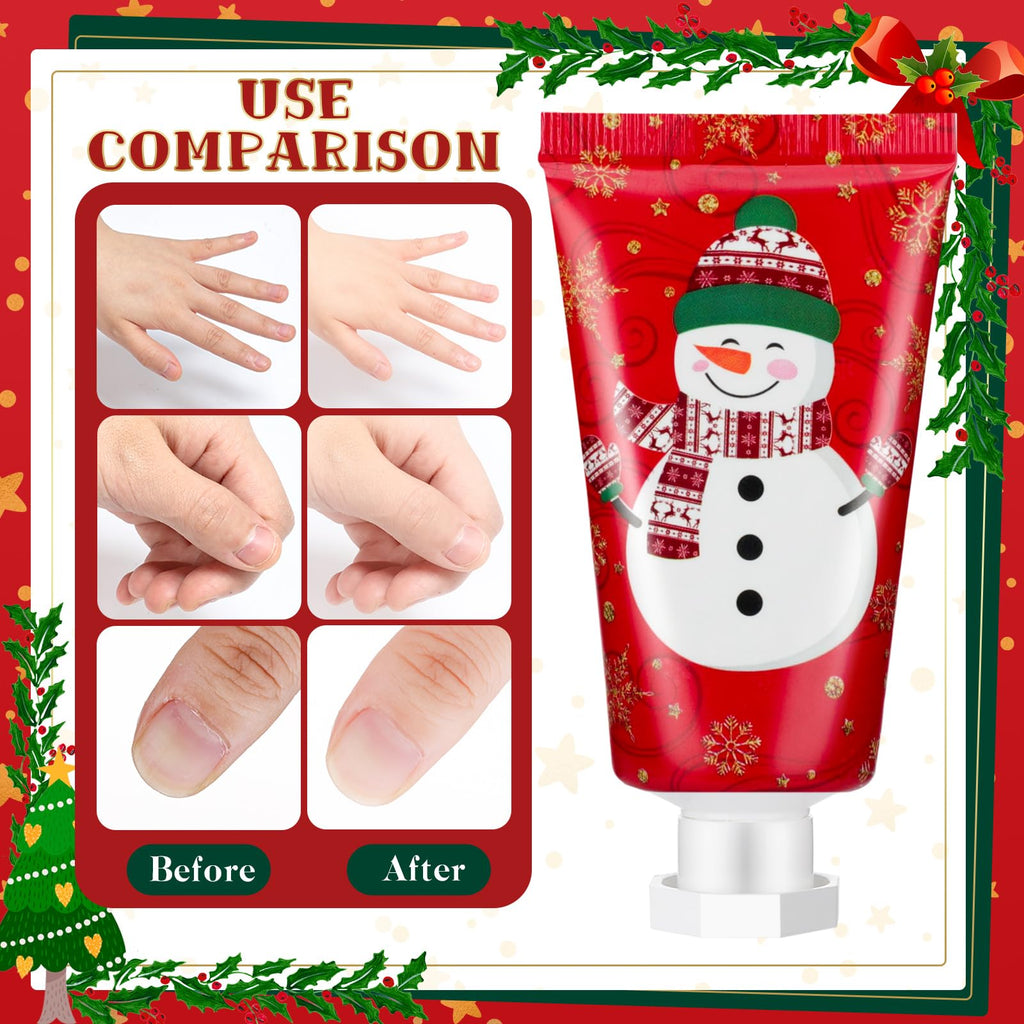 Heigble Holiday Hand Cream Set — 30 Travel-Size Moisturizers for Dry Skin (Snowman Gift)