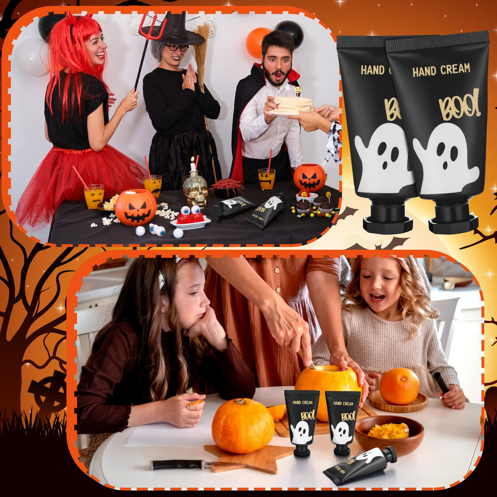 Heigble 48-Count Halloween Ghost Hand Cream Set – 30ml Travel-Size Gift Pack
