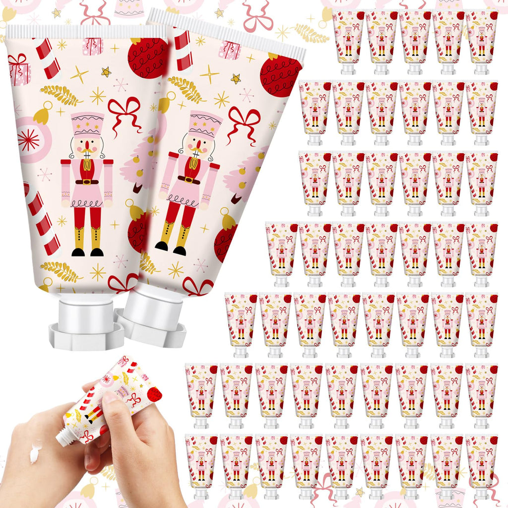 Heigble Nutcracker Hand Cream Gift Set – 50 x 1oz Travel Size Christmas Gifts
