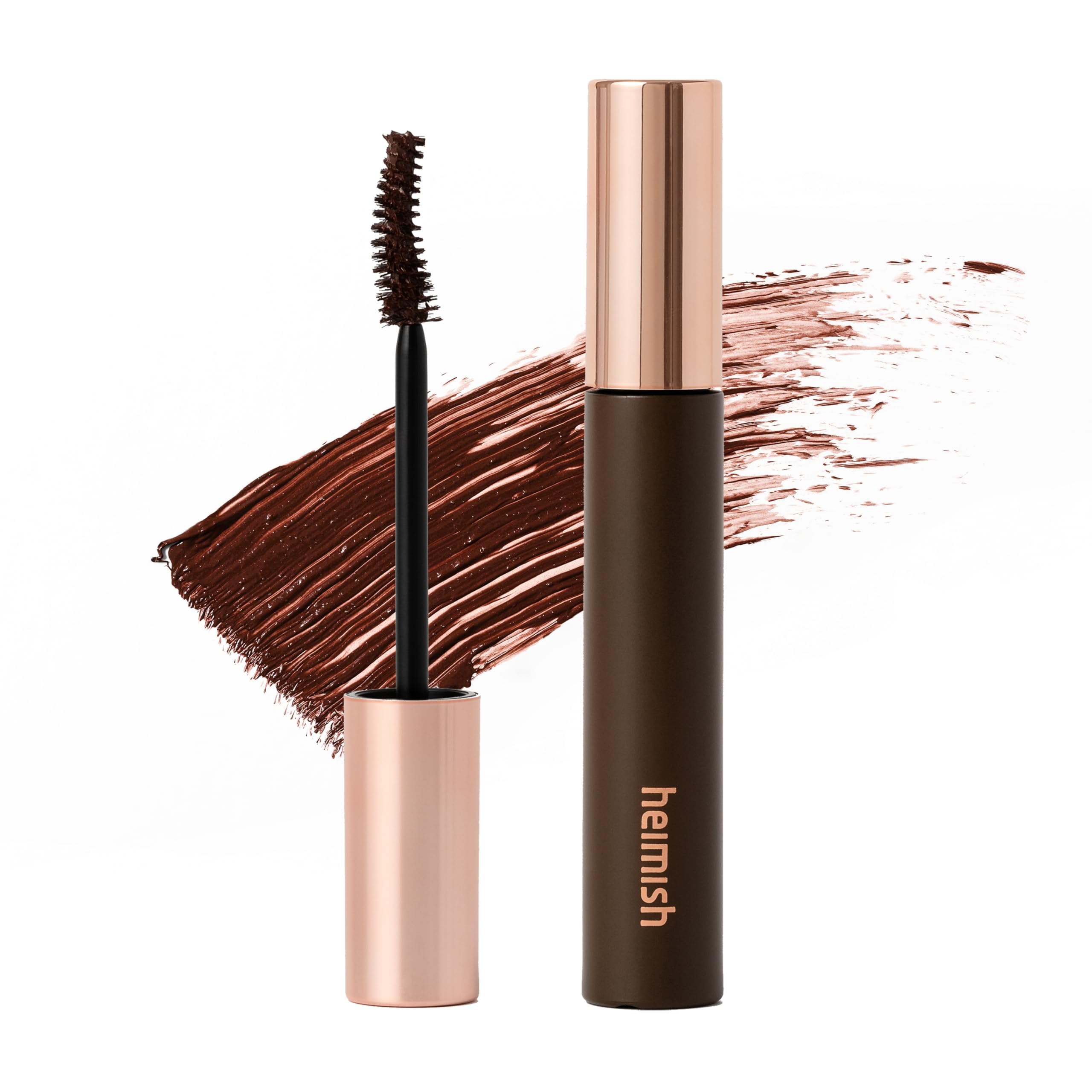 HEIMISH Dailism Smudge Stop Mascara – Curl & Lengthen, Brown, Washable