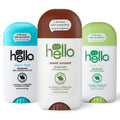 Hello Deodorant Trio with Shea Butter – 24h Odor Protection, Aluminum-Free, 3 x 2.6oz (Sweet Coconut, Fresh Citrus, Clean + Fresh)