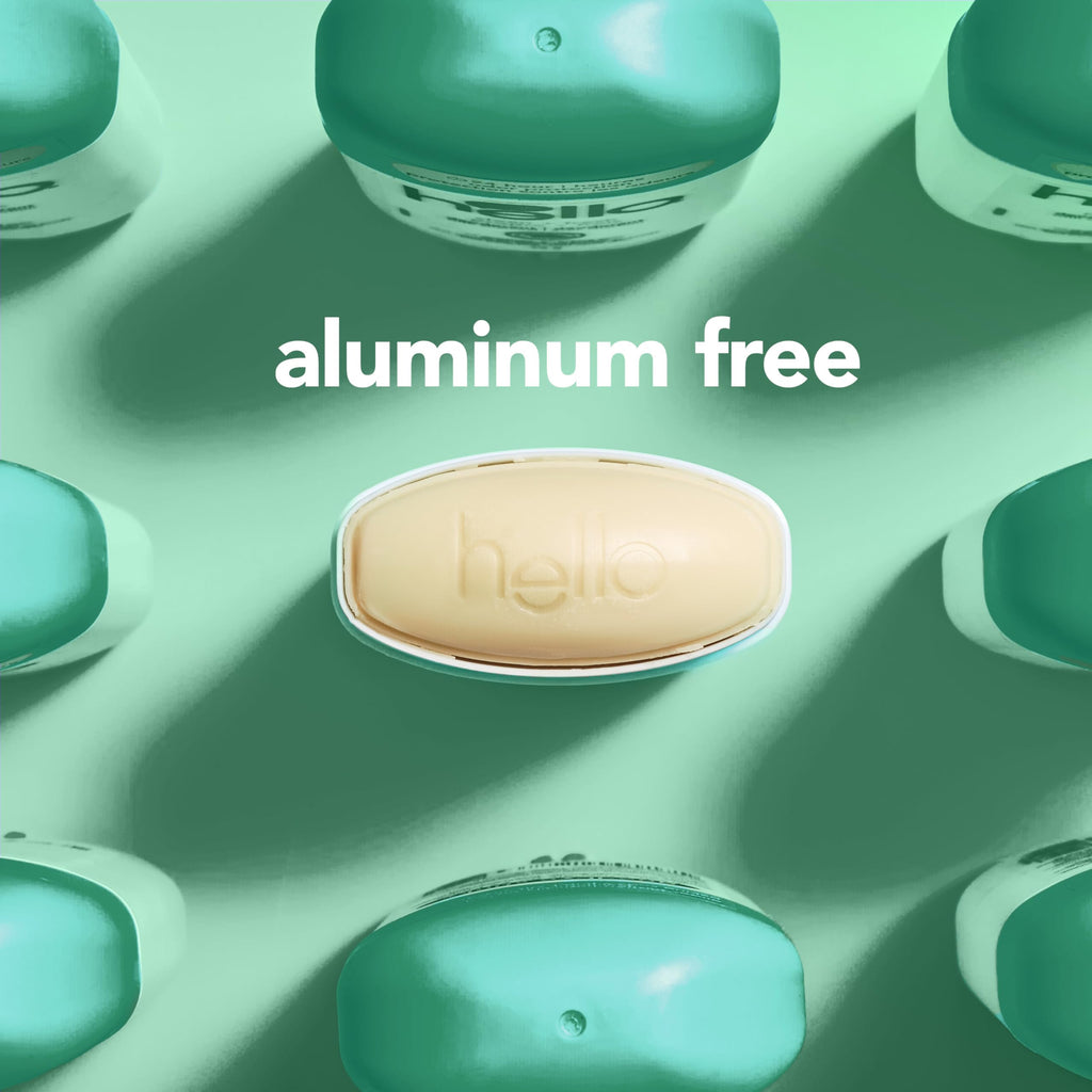 Hello Sage and Eucalyptus Aluminum Free Deodorant - 2 Pack | 24-Hour Freshness, Shea Butter, Vegan