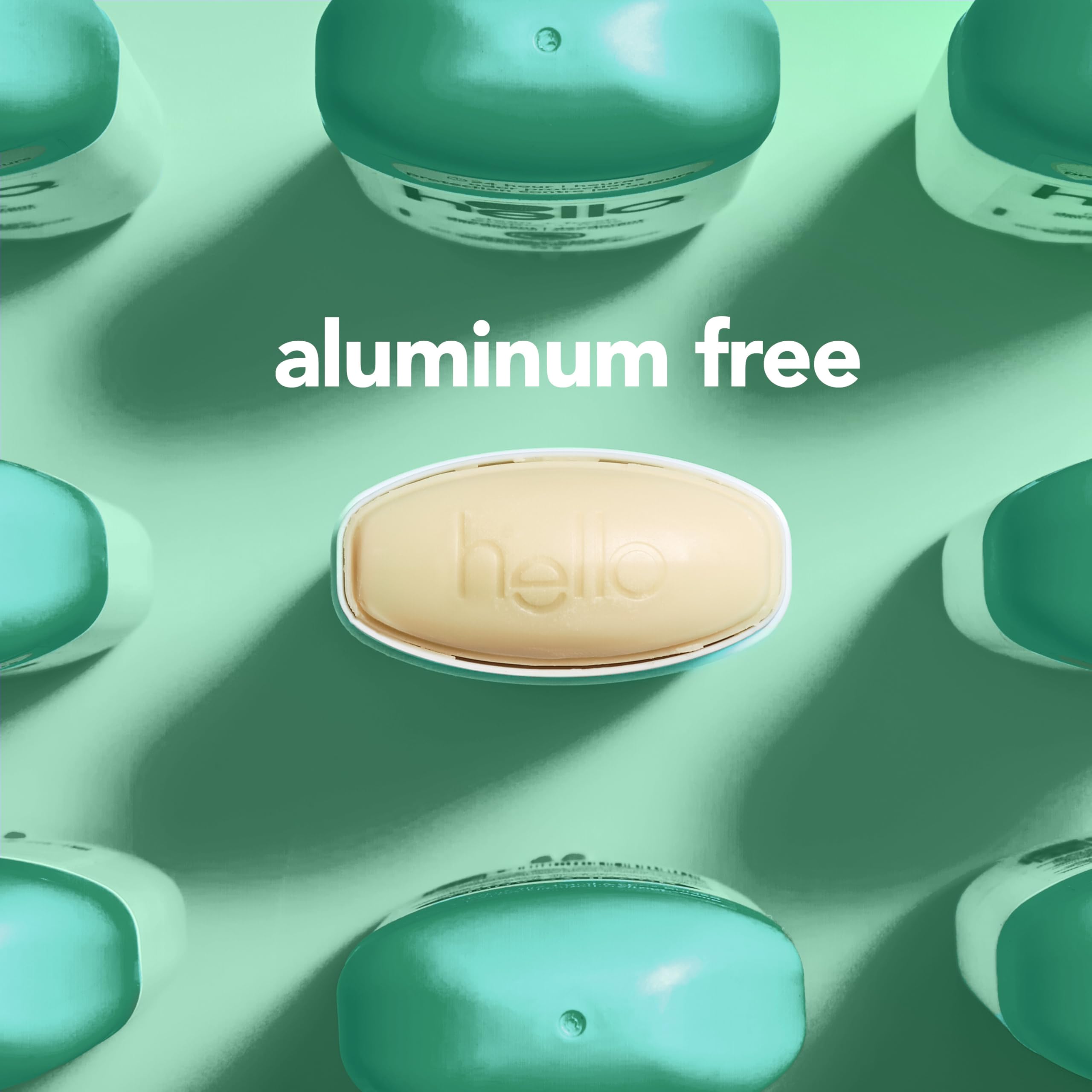 Hello Sage and Eucalyptus Aluminum Free Deodorant - 2 Pack | 24-Hour Freshness, Shea Butter, Vegan
