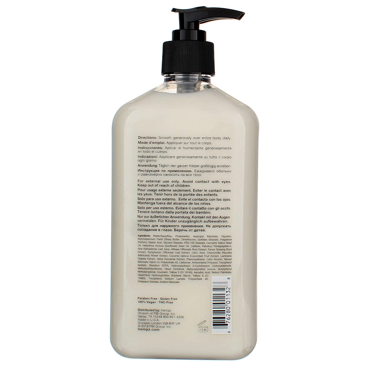 Hempz Body Moisturizer Age Defying 17oz Pump - Pack of 3